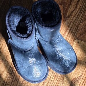 Kids' Cozy Black Boots